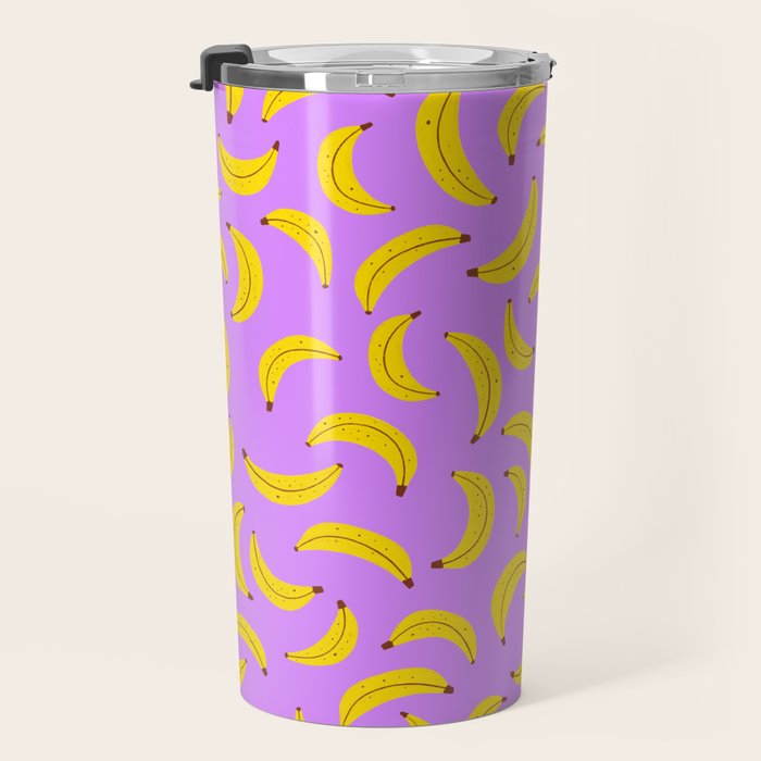 Banana Pattern Travel Mug Gallery Image 3