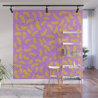 Banana Pattern Wall Mural Gallery Image 1