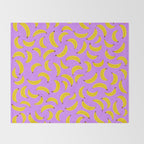 Banana Pattern Throw Blanket Gallery Image 2