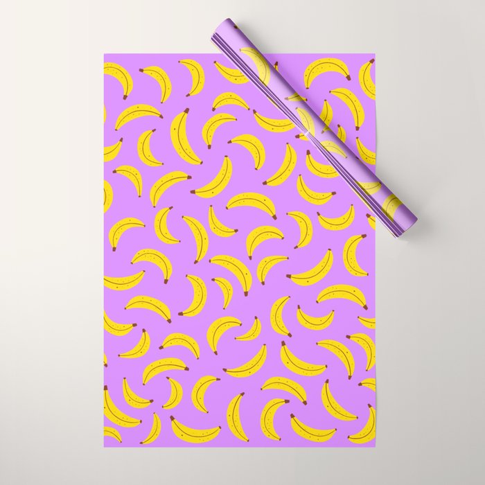 Banana Pattern Wrapping Paper