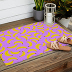 Banana Pattern Outdoor Rug Gallery Image 2