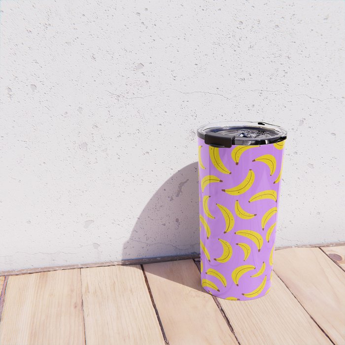 Banana Pattern Travel Mug Gallery Image 4