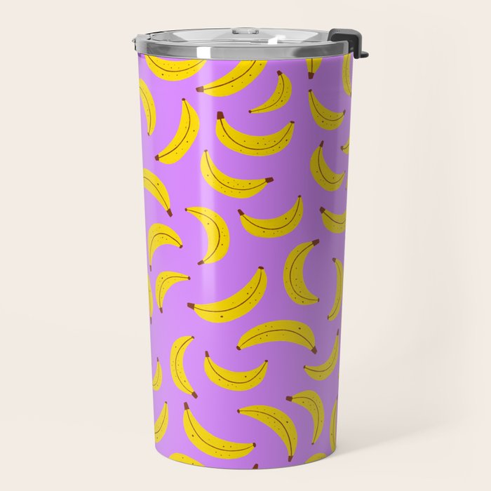 Banana Pattern Travel Mug Gallery Image 2