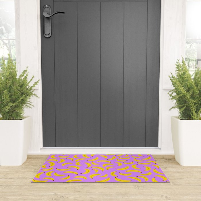 Banana Pattern Welcome Mat Gallery Image 3
