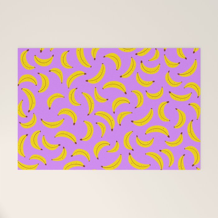 Banana Pattern Welcome Mat Gallery Image 1