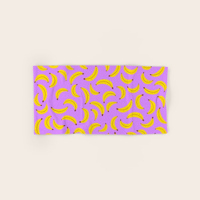 Banana Pattern Bath Towel Gallery Image 1