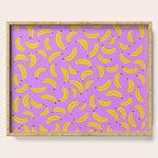 Banana Pattern Serving Tray Gallery Image 1
