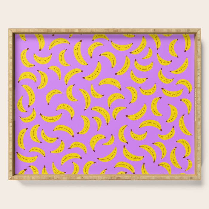 Banana Pattern Serving Tray Gallery Image 1