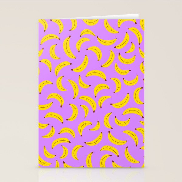 Banana Pattern Stationery Card Gallery Image 2