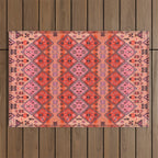 Epic Rustic & Farmhouse Style Original Moroccan Artwork  Outdoor Rug Gallery Image 1