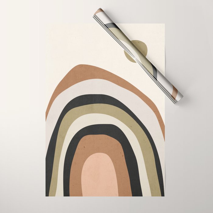 Abstract Art Rainbow 3 Wrapping Paper Gallery Image 1