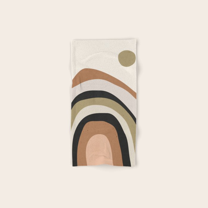 Abstract Art Rainbow 3 Bath Towel Gallery Image 1