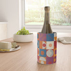 Retro Geo Textile Mid Century Pattern Wine Chiller Gallery Image 4