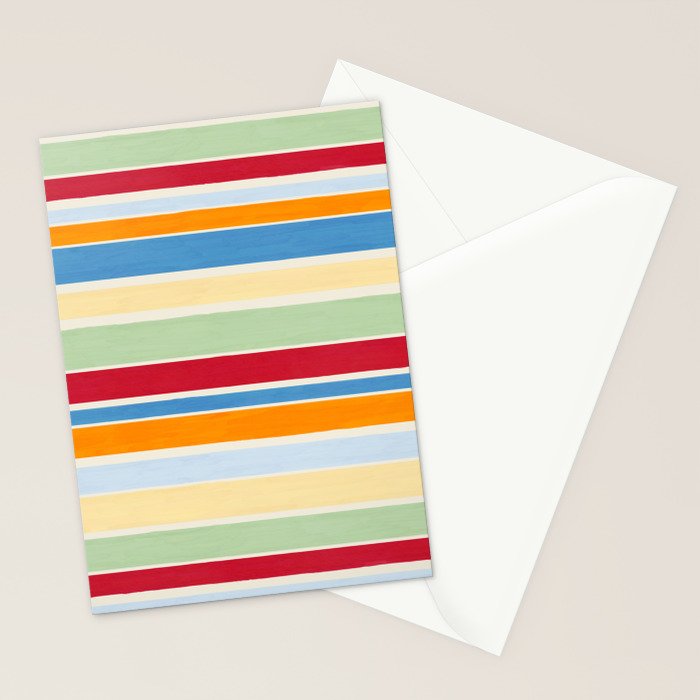 Modern Craft Spring - Roman Stripes Stationery Card Gallery Image 2