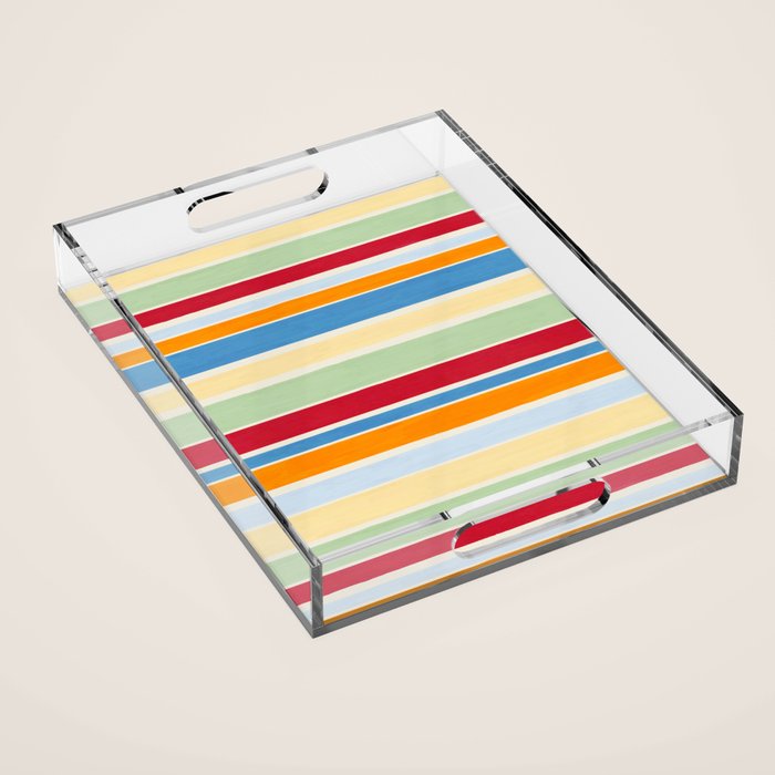 Modern Craft Spring - Roman Stripes Acrylic Tray Gallery Image 1