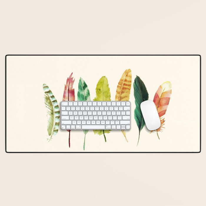 Feathers Desk Mat Gallery Image 1