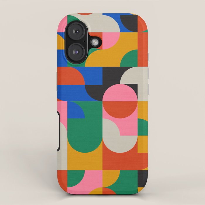 BAUHAUS PATTERN STUDY 01 iPhone Case Gallery Image 1
