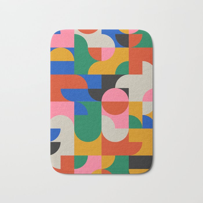 BAUHAUS PATTERN STUDY 01 Bath Mat Gallery Image 1