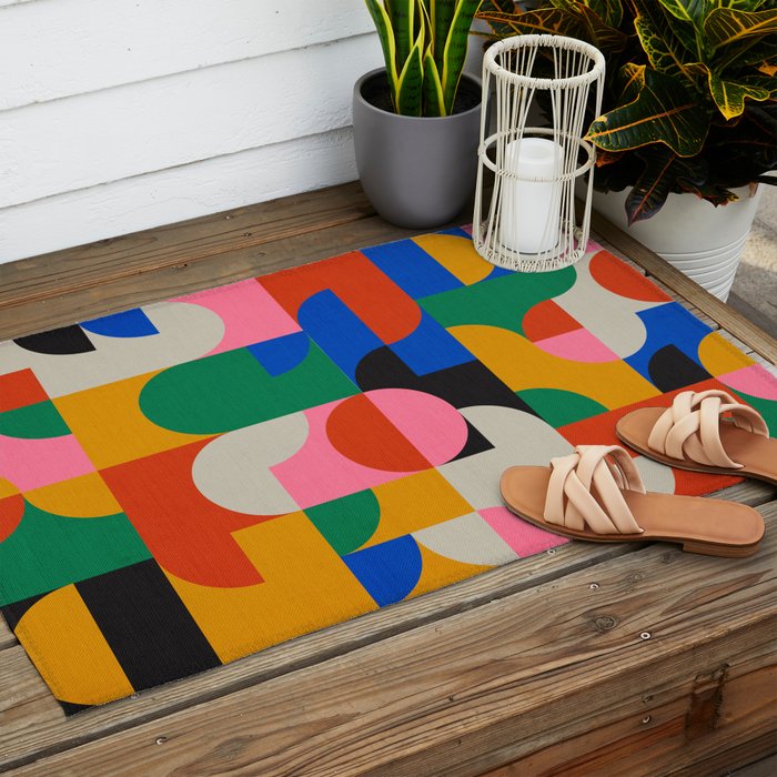 BAUHAUS PATTERN STUDY 01 Outdoor Rug Gallery Image 2
