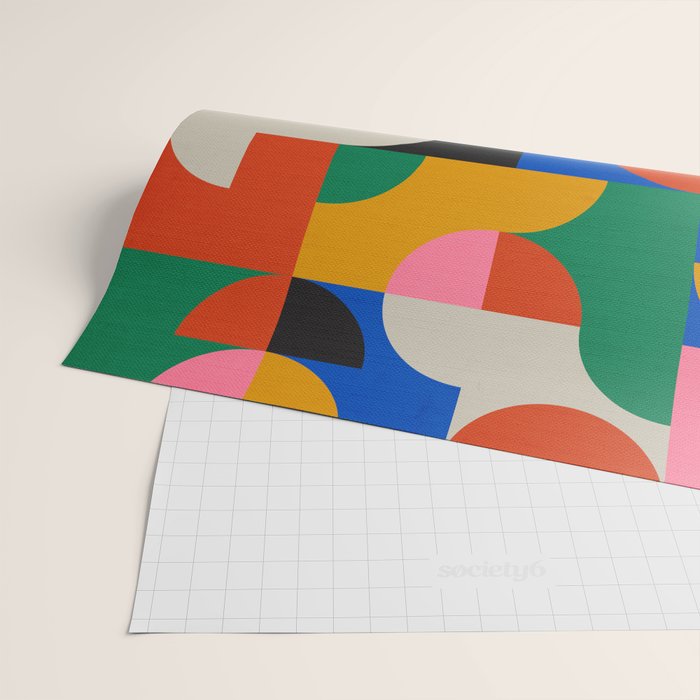 BAUHAUS PATTERN STUDY 01 Wrapping Paper Gallery Image 2