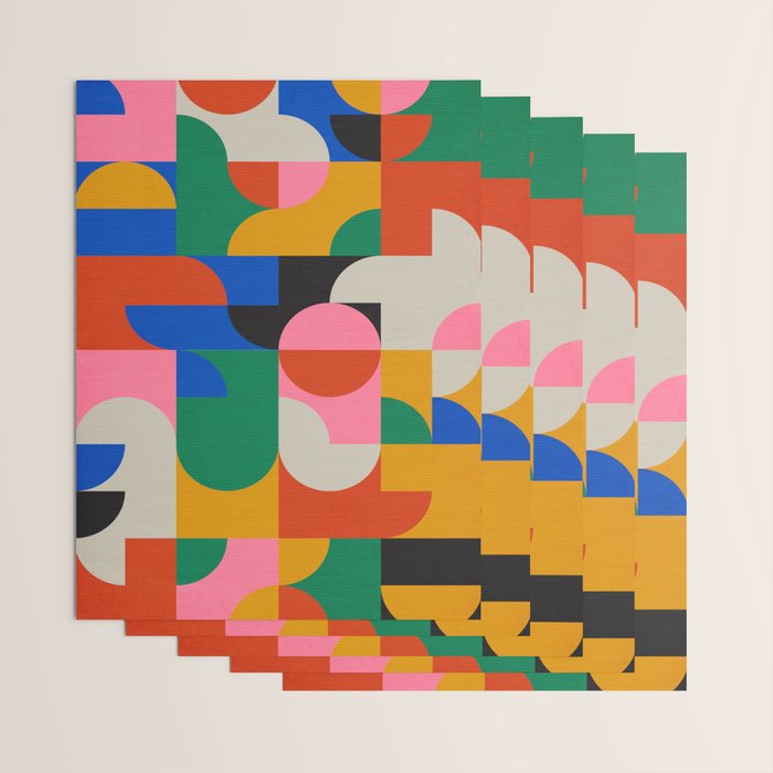 BAUHAUS PATTERN STUDY 01 Wrapping Paper Gallery Image 3