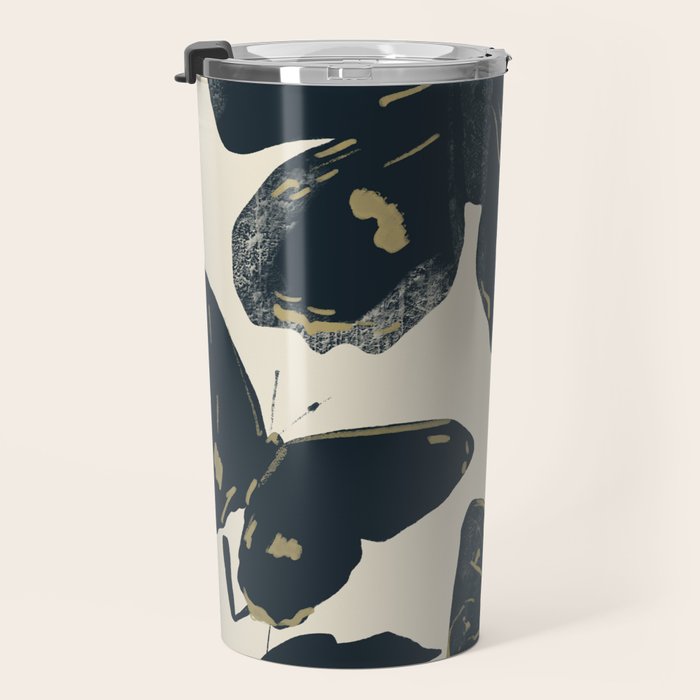 Black Butterflies Travel Mug Gallery Image 3
