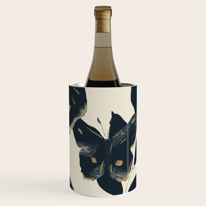 Black Butterflies Wine Chiller Gallery Image 3