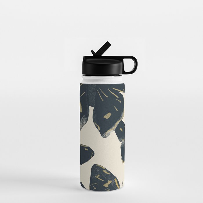 Black Butterflies Water Bottle Gallery Image 1