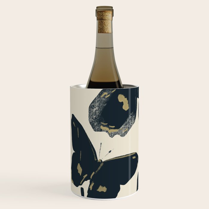 Black Butterflies Wine Chiller Gallery Image 2