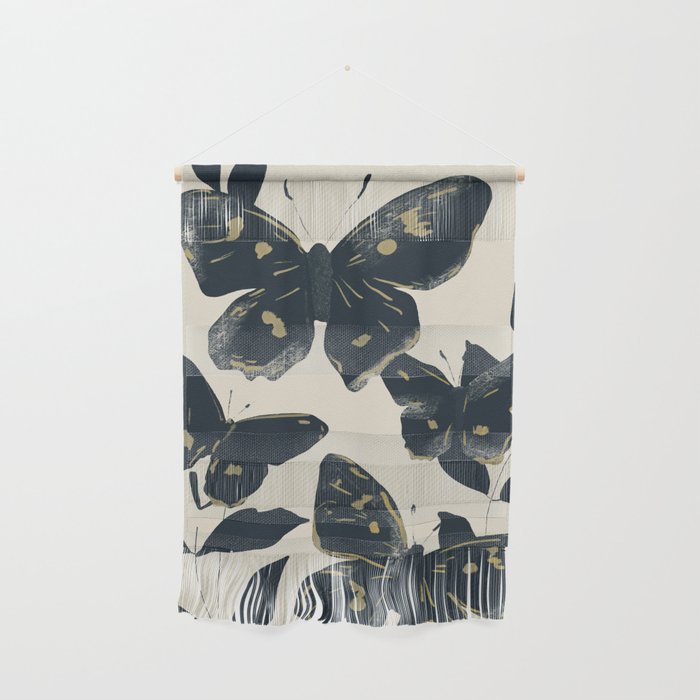 Black Butterflies Wall Hanging Gallery Image 1
