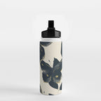 Black Butterflies Water Bottle Gallery Image 2
