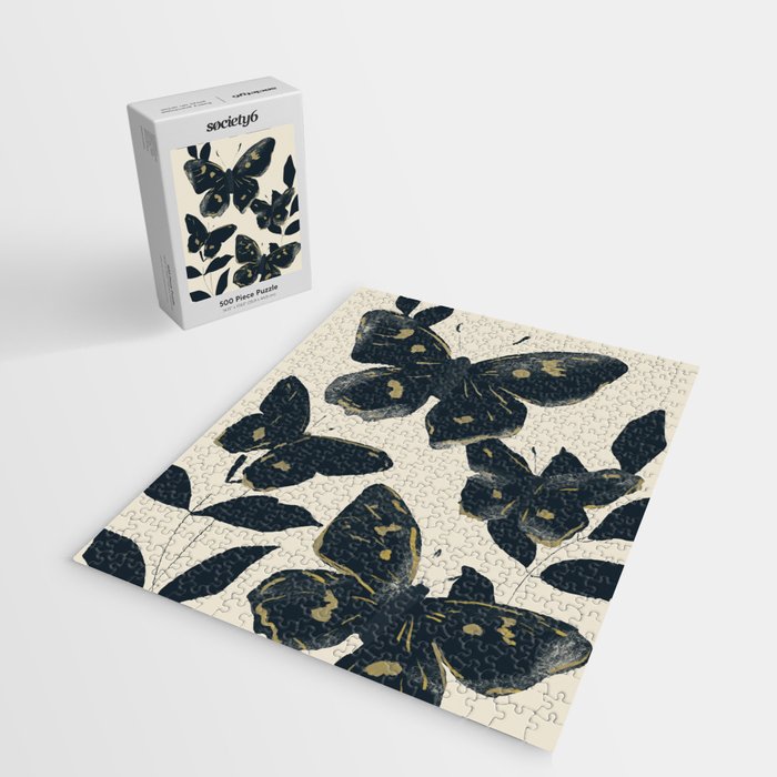 Black Butterflies Jigsaw Puzzle Gallery Image 2