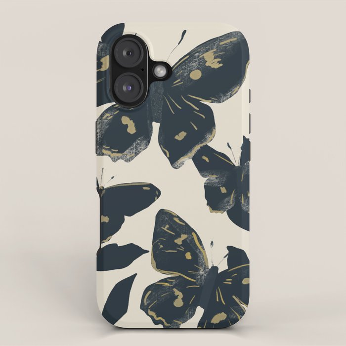 Black Butterflies iPhone Case Gallery Image 1