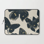 Black Butterflies Laptop Sleeve Gallery Image 1