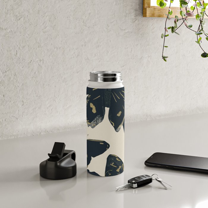 Black Butterflies Water Bottle Gallery Image 4
