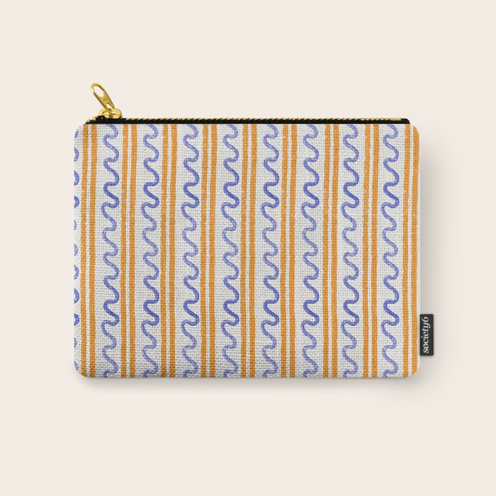 Electric Waves Carry All Pouch Gallery Image 1