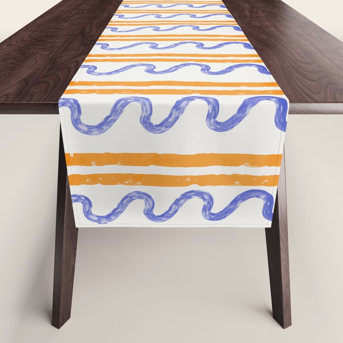 Electric Waves Table Runner Gallery Image 1