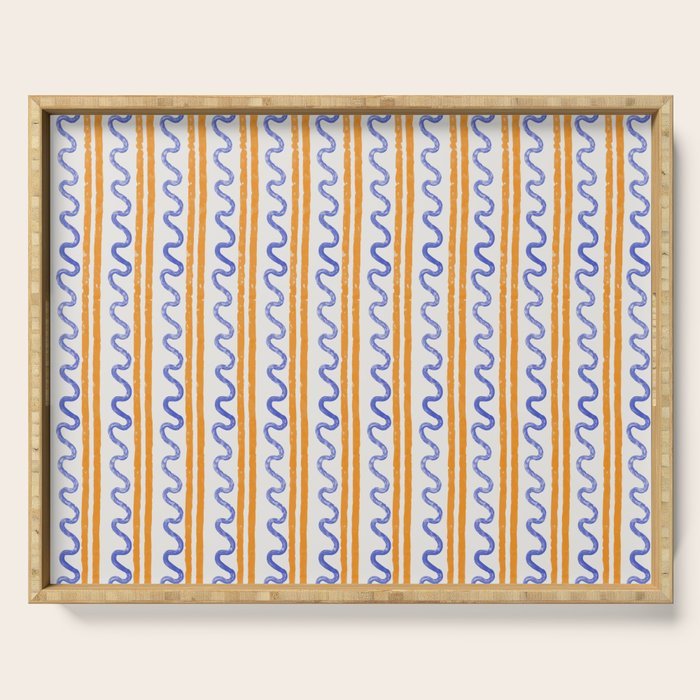 Electric Waves Serving Tray Gallery Image 1