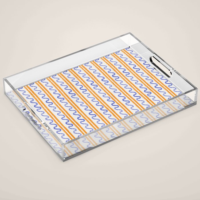 Electric Waves Acrylic Tray Gallery Image 1