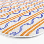Electric Waves Bath Mat Gallery Image 3