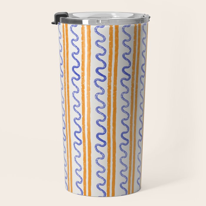 Electric Waves Travel Mug Gallery Image 3