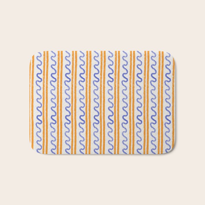 Electric Waves Bath Mat Gallery Image 1