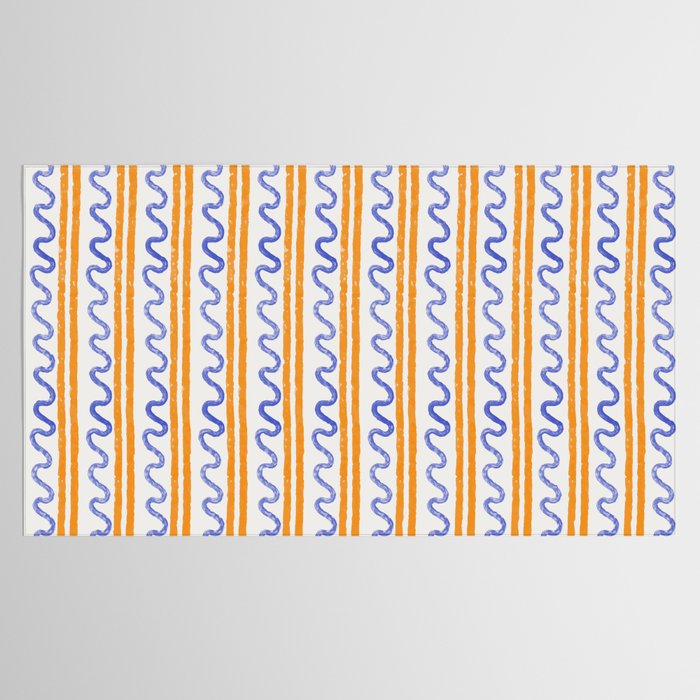 Electric Waves Tablecloth Gallery Image 2