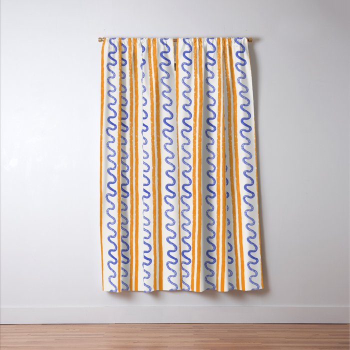 Electric Waves Window Curtain Gallery Image 3