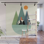 Panda Journey Wall Mural Gallery Image 1