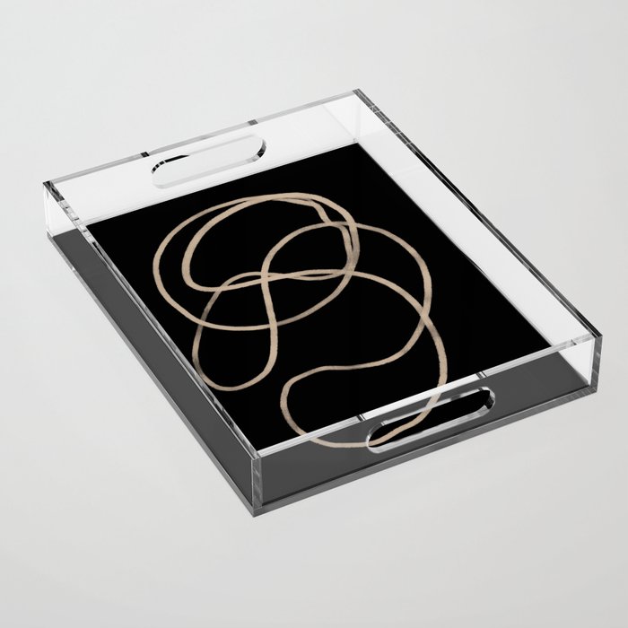 Infinite loop - Curated collection Acrylic Tray Gallery Image 1