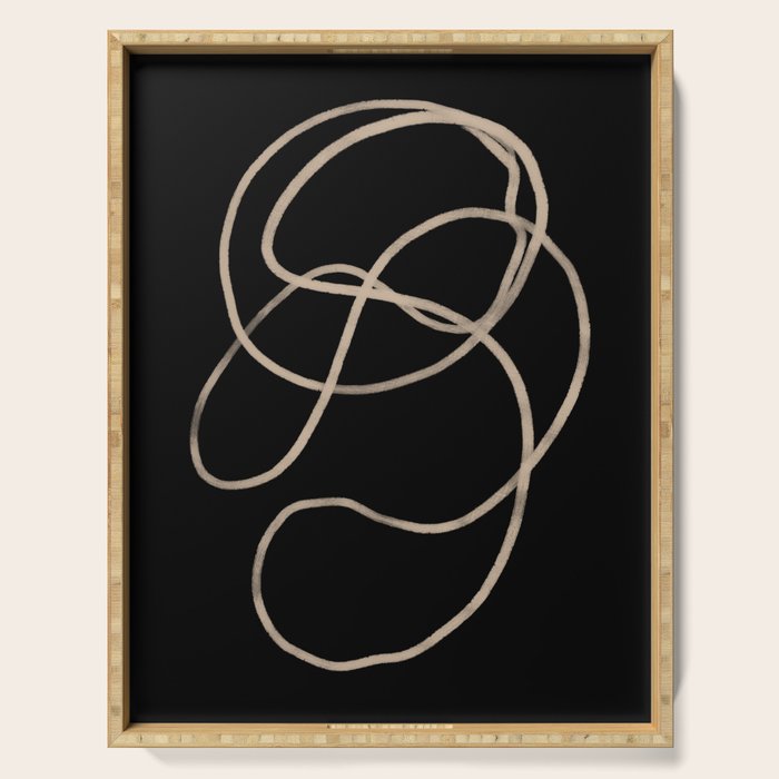 Infinite loop - Curated collection Serving Tray Gallery Image 1