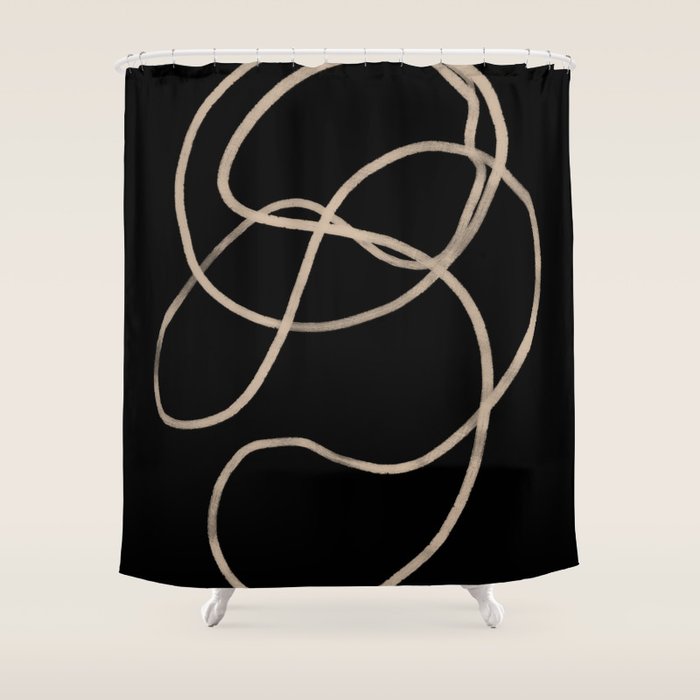 Infinite loop - Curated collection Shower Curtain Gallery Image 1