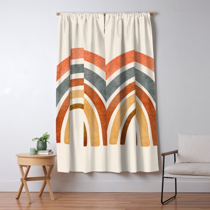 Abstract Rainbow 88 Window Curtain Gallery Image 5