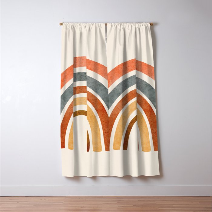 Abstract Rainbow 88 Window Curtain Gallery Image 3